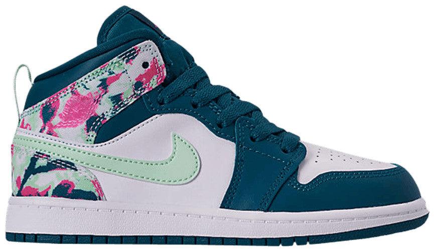 Air Jordan 1 Mid PS  Green Abyss Frosted Spruce  640737-300